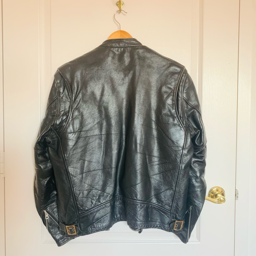 Vintage Men’s Schott Leather Jacket View 5